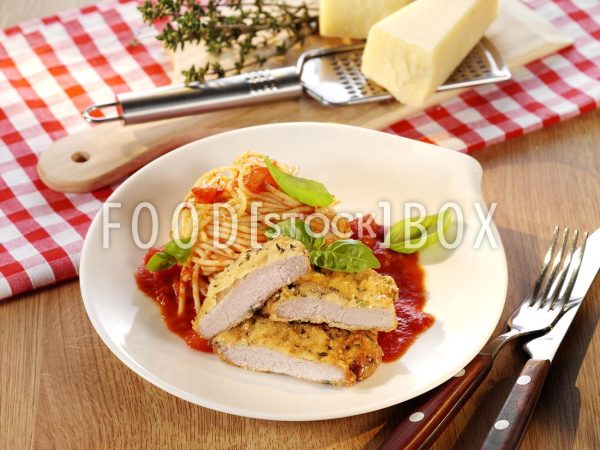 Schnitzel mit in Parmesanhülle 2