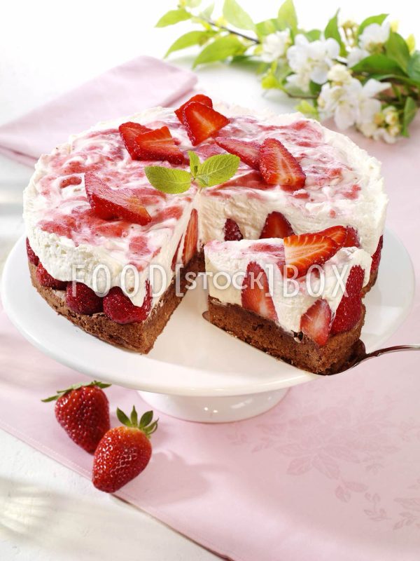 Schoko-Erdbeertorte