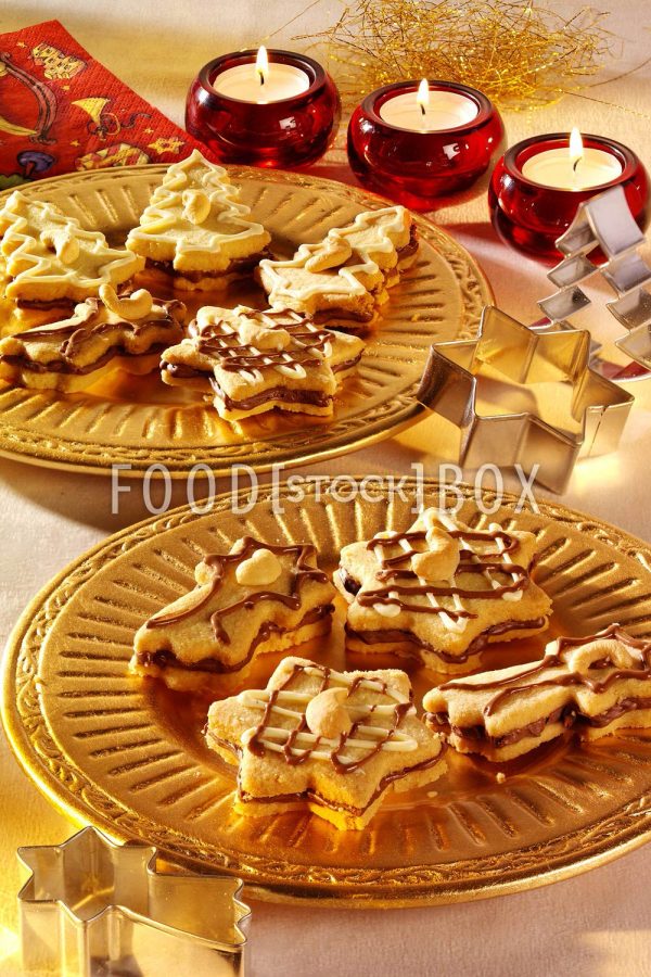 Schoko-Nougat-Sterne