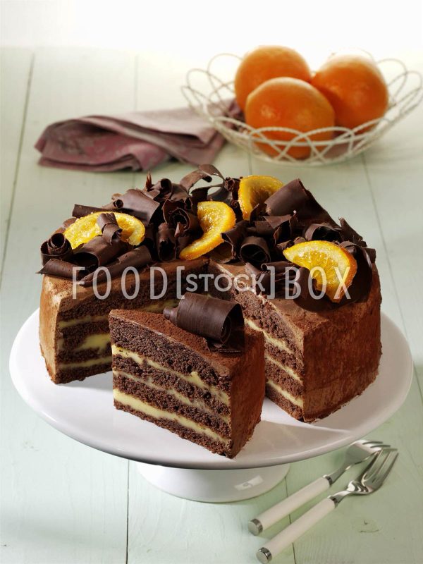 Schoko-Orangen-Torte 1