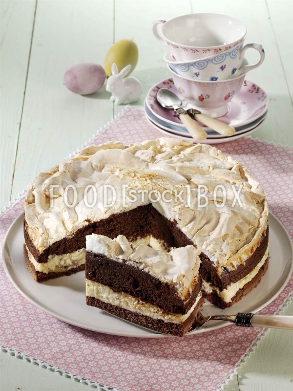 Schoko-Schnee-Torte