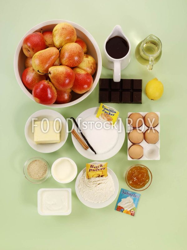 Schokoladen-Birnen-Kuchen Step 1