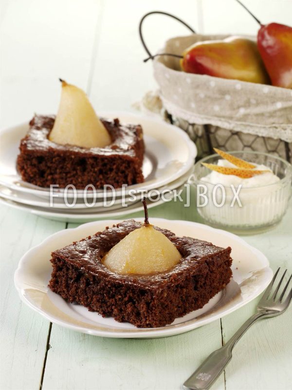 Schokoladen-Birnen-Kuchen 1