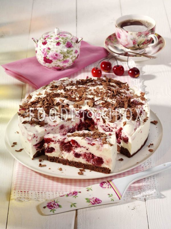 Schwarzwälder Käsekuchen mit Schokocrossies 1