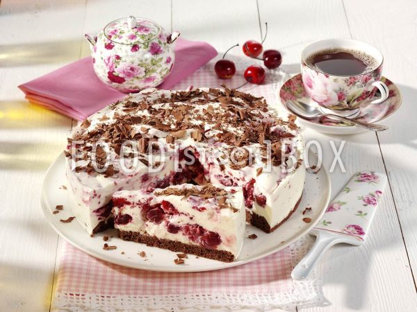 Schwarzwälder Käsekuchen mit Schokocrossies 2