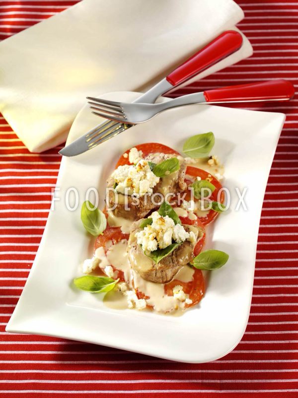 Schweinefilet-Tomaten-Gratin
