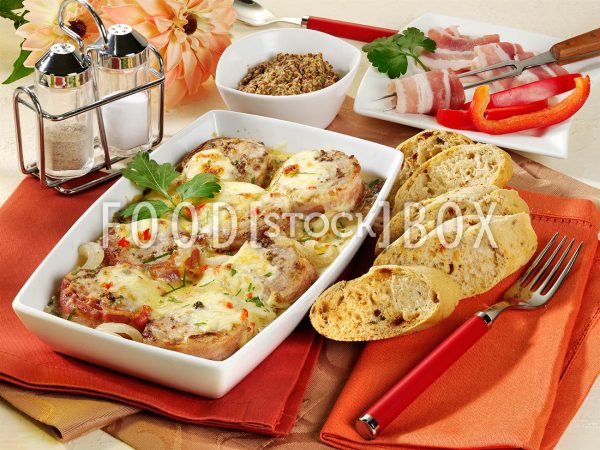 Schweinefilet in Käse-Sauce