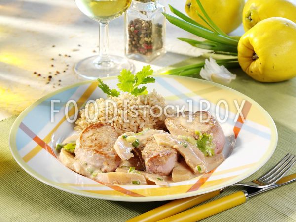 Schweinefilet mit Quittensauce