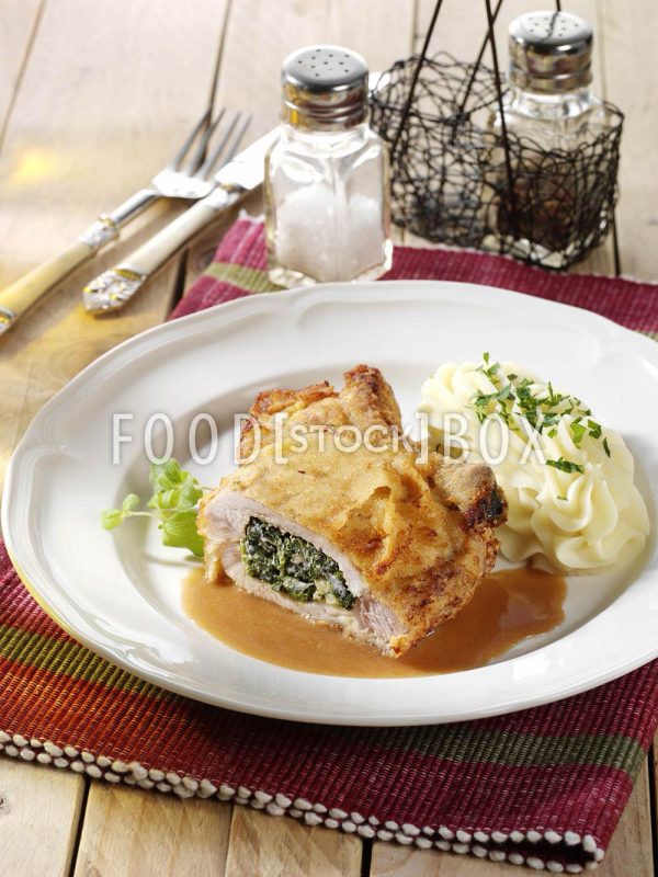 Gefülltes Schweinkotelett