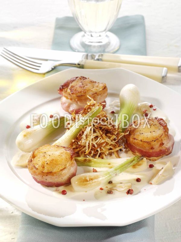 Seeteufel mit Bacon