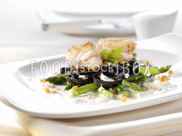 Seeteufelfilet mit Tagliatelle