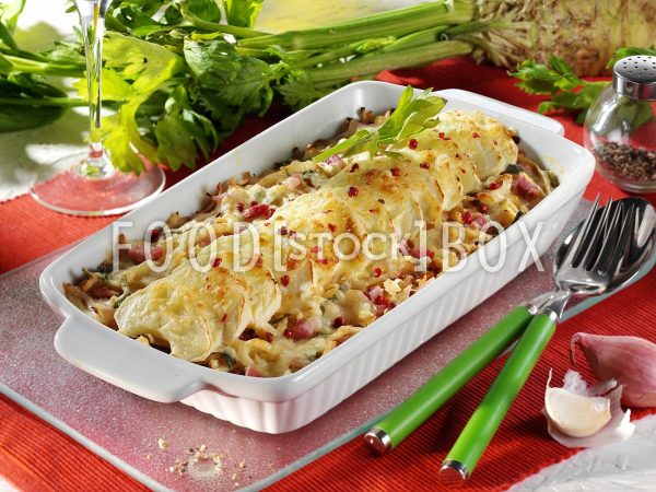 Sellerie-Apfel-Gratin