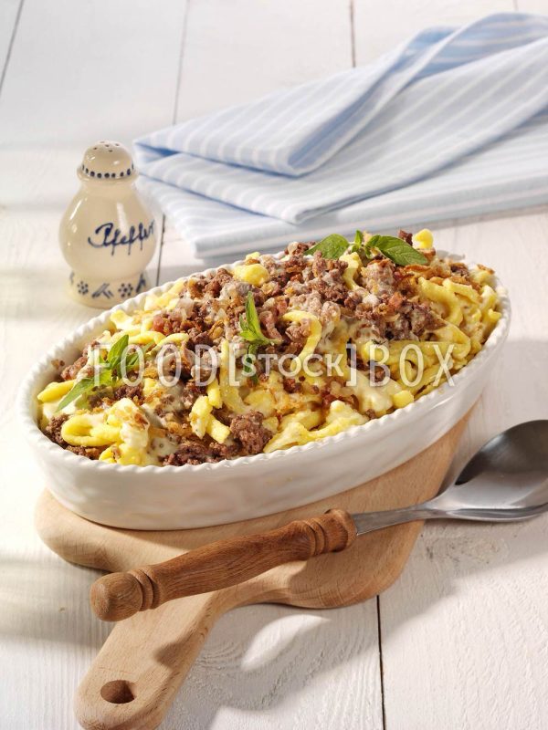 Spätzle-Auflauf mit Hack