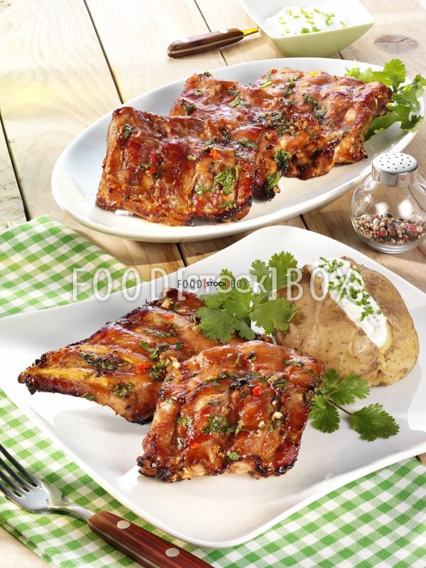 Spareribs mit gegrilltem Gemüse 4