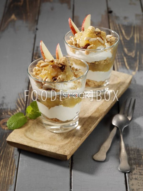 Südtiroler Apfelstrudel Dessert im Glas 2