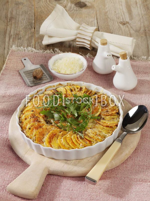 Vegetarischer Süßkartoffel-Auflauf