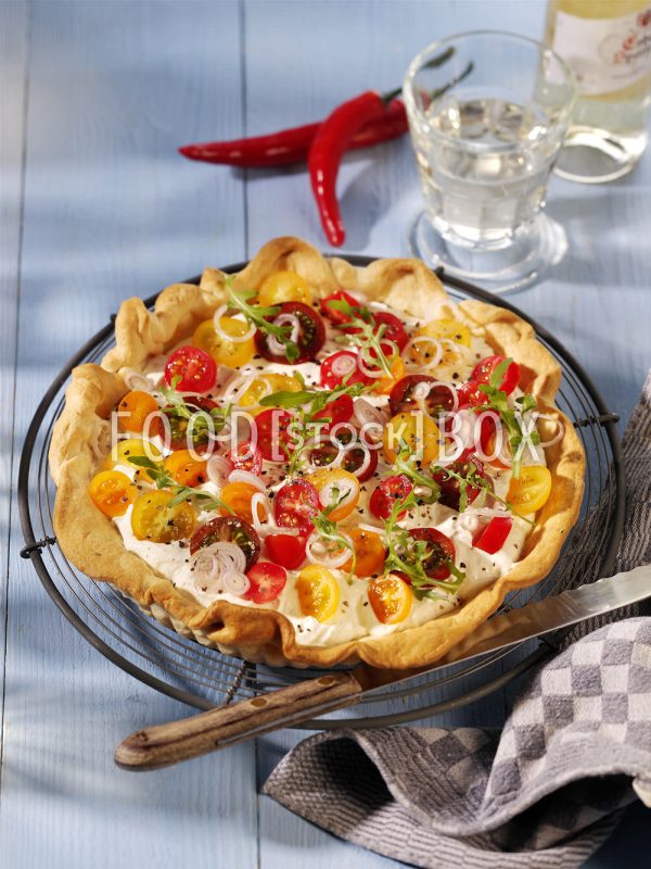 Tomaten-Rucola-Tarte
