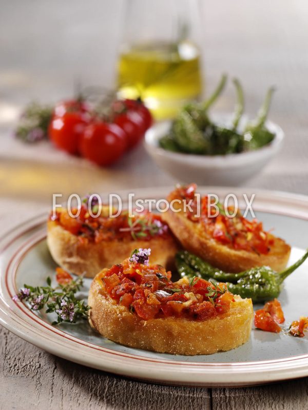 Mediterrane Tomaten-Bruschetta