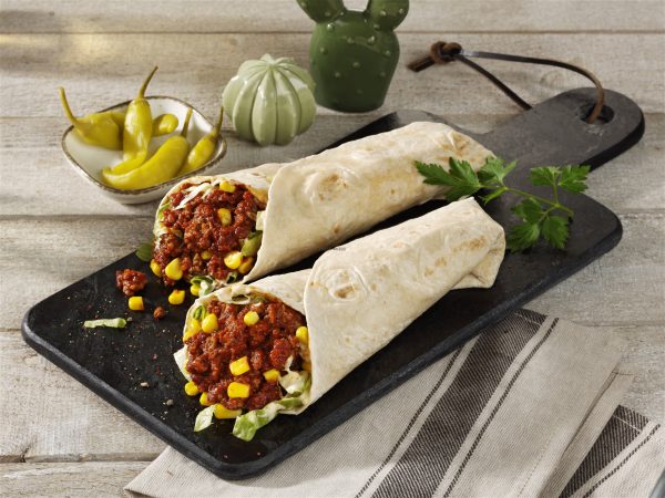 Tortillas mit Bolognese