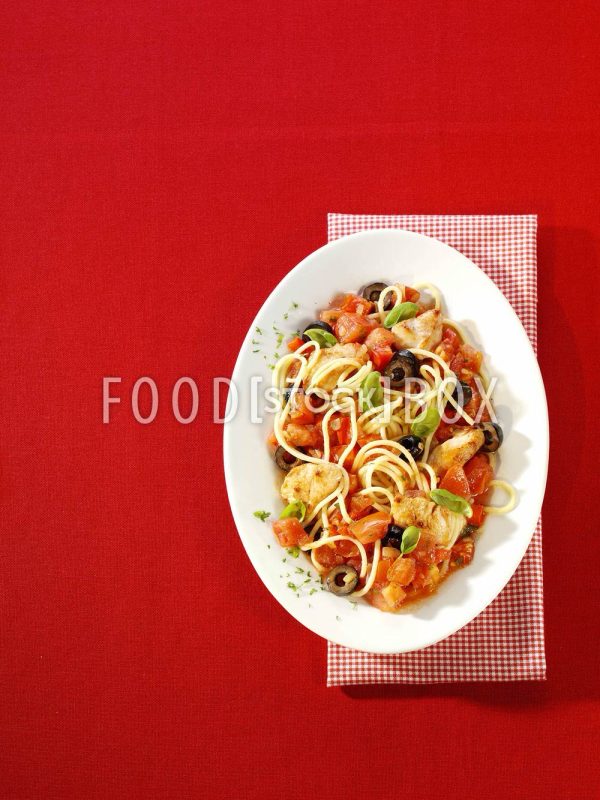 Spaghetti mit Pute