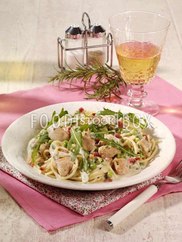 Spaghetti mit Rucola