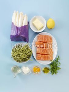 Spargel mit Lachs  Step 1