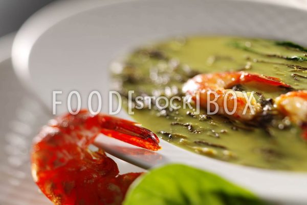 Spinat-Gamba-Suppe