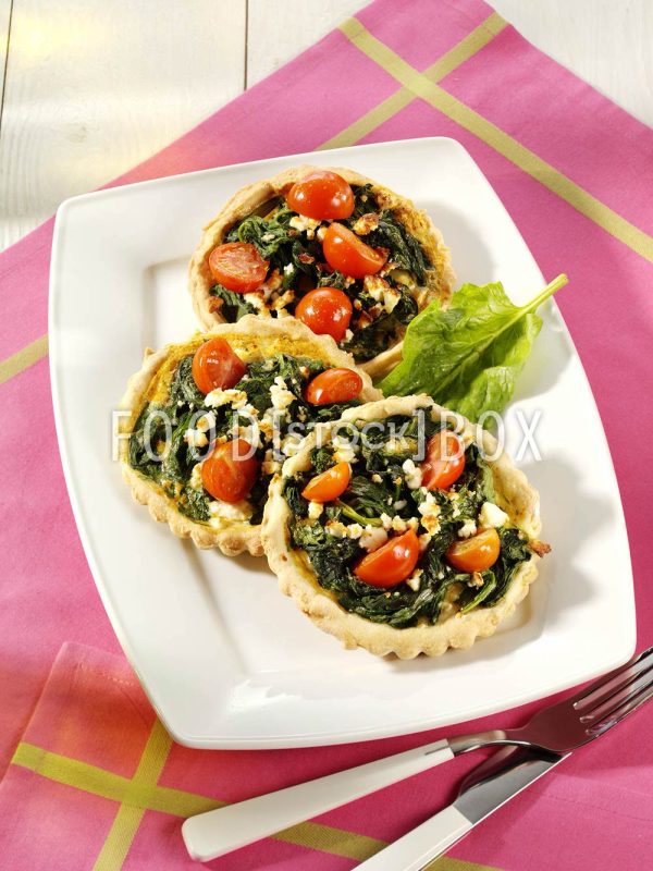 Tartelettes mit Spinat/Diabetiker