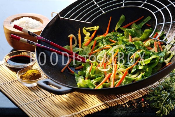Spitzkohl aus dem Wok