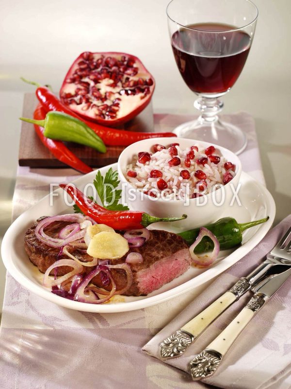 Steaks auf orientalischer Art