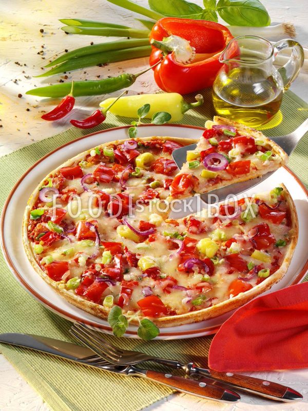 Steinofenpizza Paprika