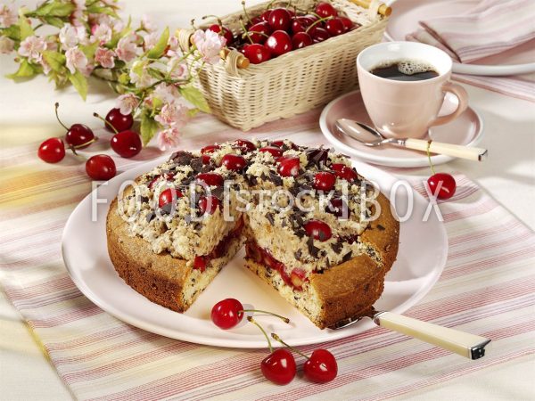 Stracciatella-Kirsch-Kuchen 2