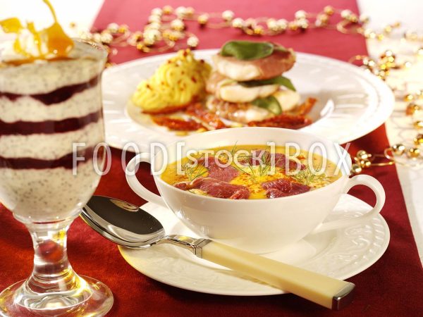 Paprikasuppe mit Entenbrust 2