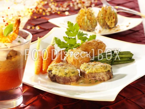 Kalbfilet mit Meerrettichkruste