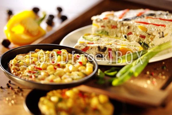 Spanische Paprika-Terrine