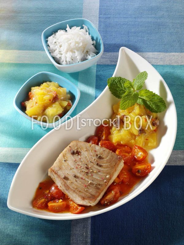 Thunfisch mit Mango-Chutney