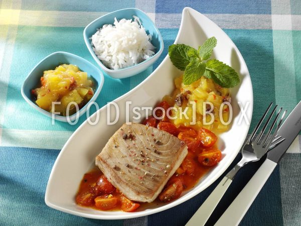 Thunfisch mit Mango-Chutney 2