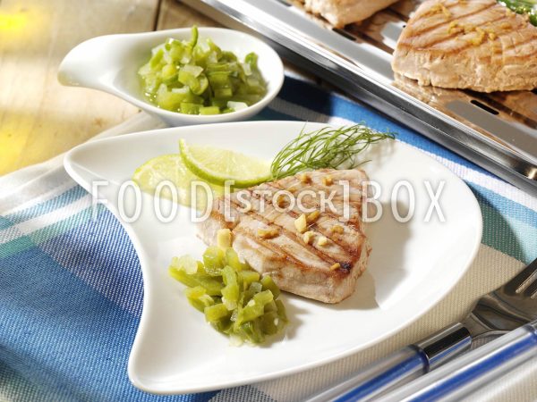 Gegrillter Thunfisch mit Chili-Salsa 2