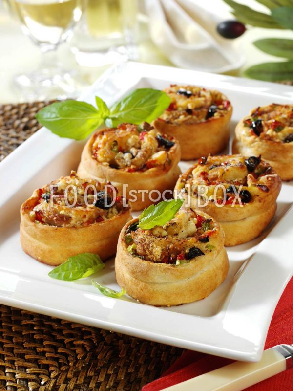 Thunfisch-Pizza-Röllchen