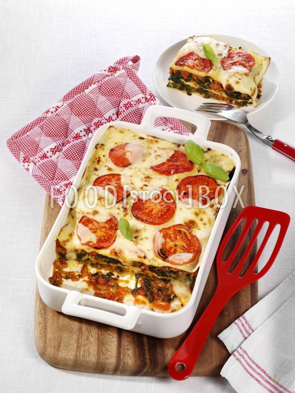 Tomaten-Bolognese-Lasagne