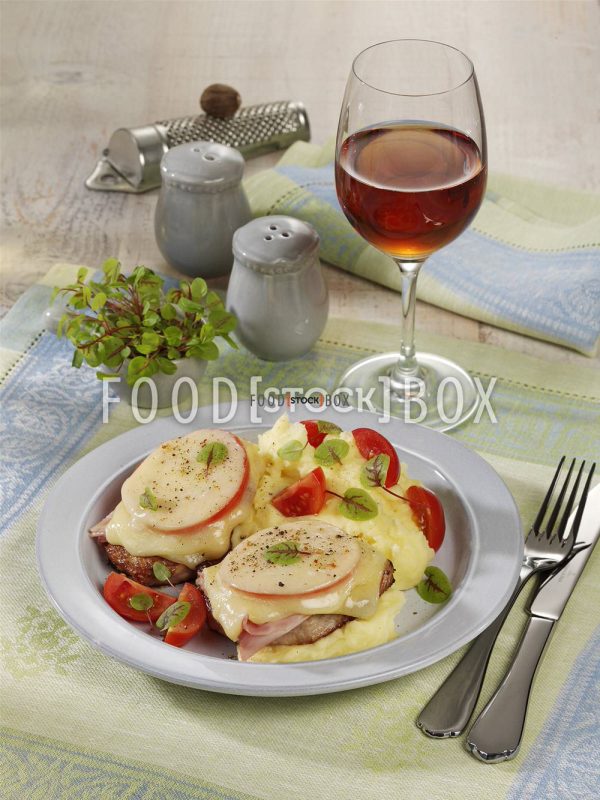 Überbackene Schinken-Käse-Schnitzel