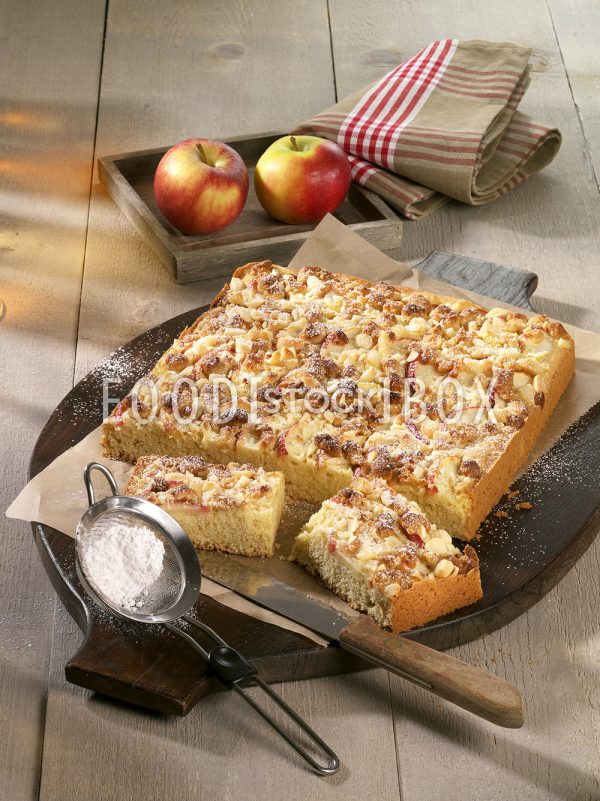 Vanille-Apfelkuchen vom Blech