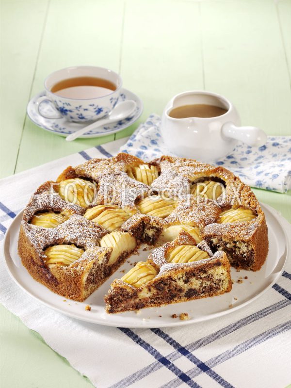 Versunkener Apfel-Marmorkuchen