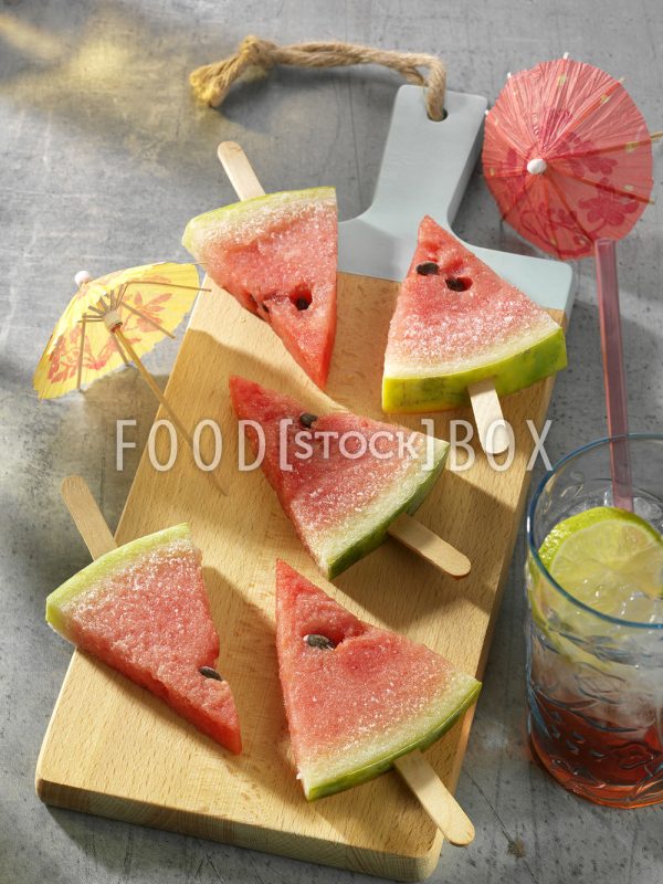 Wassermelone am Stiel