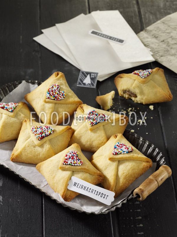 Weihnachtspost-Plätzchen
