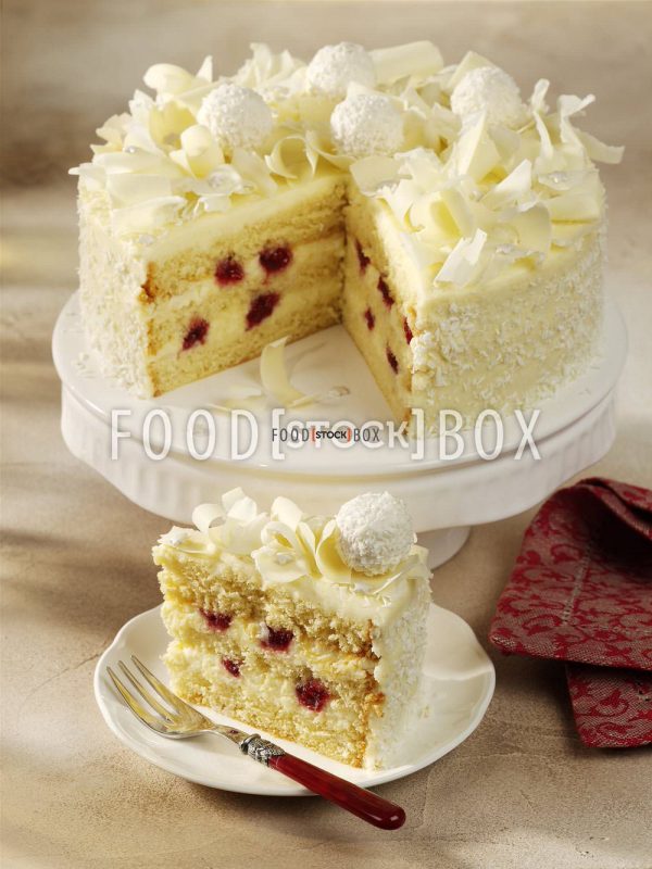 Festliche weiße Schokotorte 2