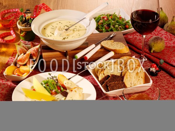 Ziegenkäse-Fondue