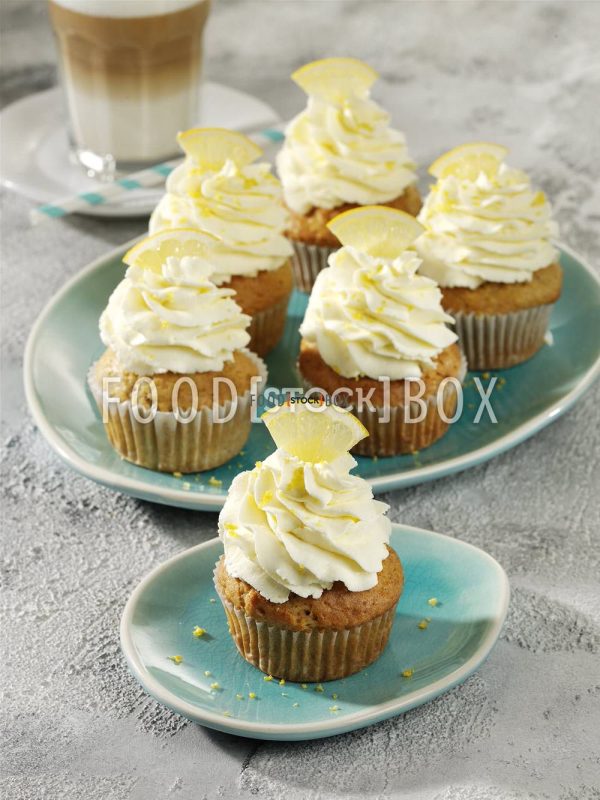 Winterliche Zitronen-Cupcakes