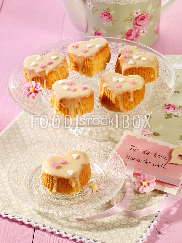 Zitronen-Herz-Muffins