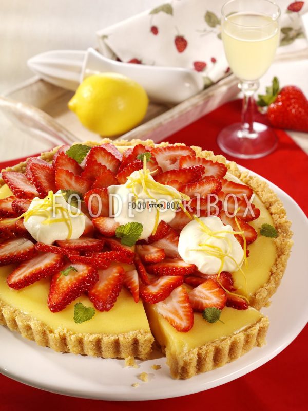 Zitronen-Tarte ohne Backen 1